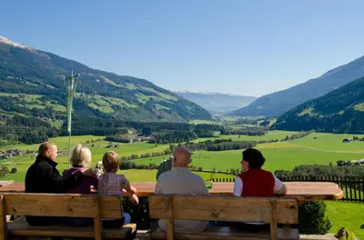 Naturlandschaft in der Nähe des Bauernhofs