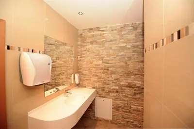 Ein Badezimmer in der Unterkunft Bauernhof Oberscheffau