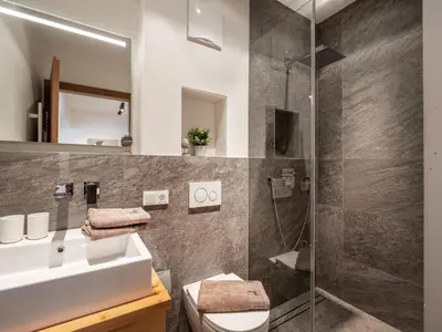 Ein Badezimmer in der Unterkunft Ferienwohnung Hammerwirt