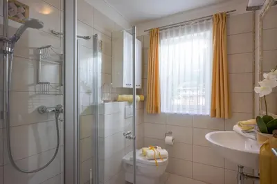 Ein Badezimmer in der Unterkunft Apart Blassnig