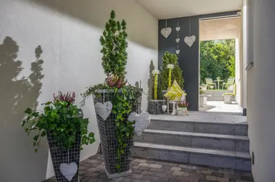 Ein Garten an der Unterkunft Apart Blassnig