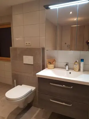 Ein Badezimmer in der Unterkunft Haus Margret