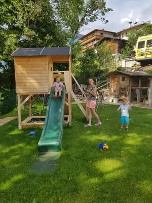 Ein Kinderspielbereich in der Unterkunft Haus Margret