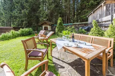 Ein Garten an der Unterkunft Almliesl NEUK-467