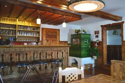 Lounge oder Bar in der Unterkunft Pension Leitenhof