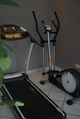 Das Fitnesscenter und/oder die Fitnesseinrichtungen in der Unterkunft Hotel Wildrose