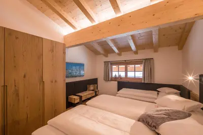 Ein Bett oder Betten in einem Zimmer der Unterkunft Appartement „Hoamatgfühl“ Oberschreitling