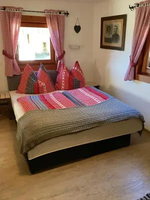 Ein Bett oder Betten in einem Zimmer der Unterkunft Untersteinhof