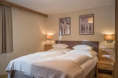 Ein Bett oder Betten in einem Zimmer der Unterkunft Apartment Gerlos 183