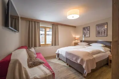 Ein Bett oder Betten in einem Zimmer der Unterkunft Apartment Gerlos 183