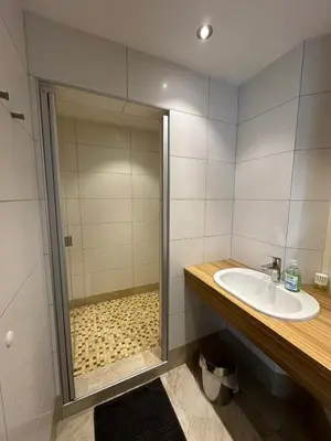 Ein Badezimmer in der Unterkunft Appartement Kramerhaus