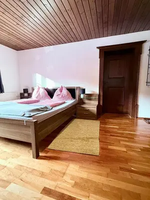 Ein Bett oder Betten in einem Zimmer der Unterkunft Angererhof