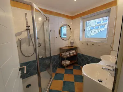 Ein Badezimmer in der Unterkunft Appartement Pleikner