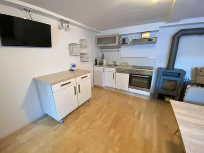 Küche/Küchenzeile in der Unterkunft Appartement Pleikner
