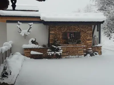 Haus Wildschütz im Winter