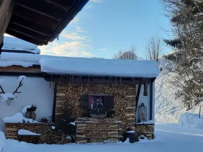 Haus Wildschütz im Winter
