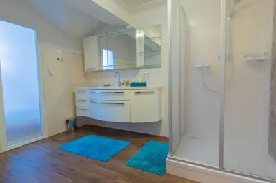 Ein Badezimmer in der Unterkunft Apart Georg