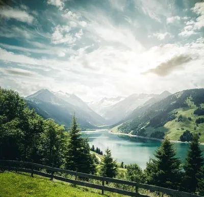 Naturlandschaft in der Nähe der Ferienwohnung
