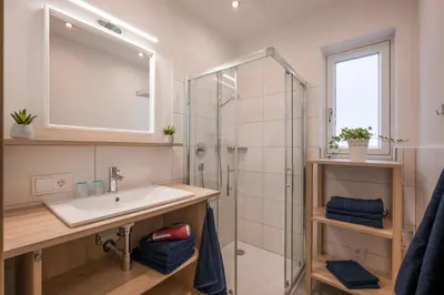 Ein Badezimmer in der Unterkunft Landhaus Desiree