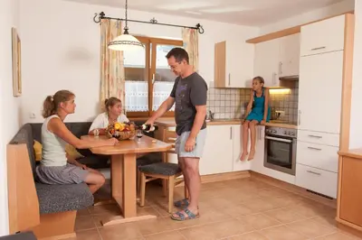 Küche/Küchenzeile in der Unterkunft Landhaus Zeller