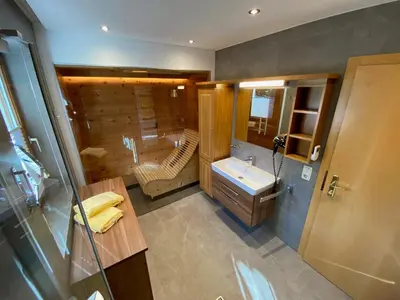 Ein Badezimmer in der Unterkunft Pension Gabi