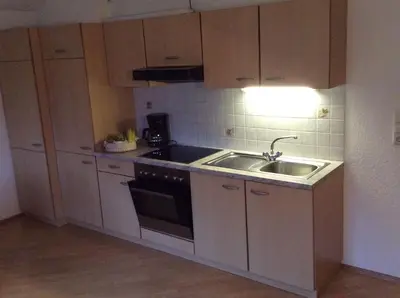 Küche/Küchenzeile in der Unterkunft Ferienwohnung Rahm