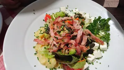 Essen in der Pension oder in der Nähe