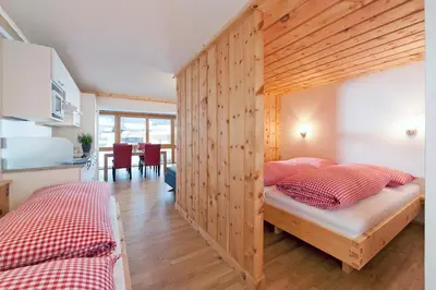 Ein Bett oder Betten in einem Zimmer der Unterkunft Martinshof