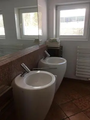 Ein Badezimmer in der Unterkunft Appartementhaus Chalet Alpina