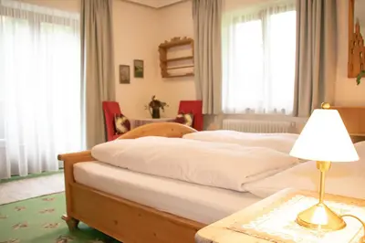 Ein Bett oder Betten in einem Zimmer der Unterkunft Das Landhaus