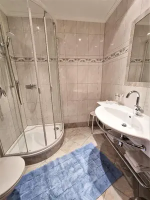 Ein Badezimmer in der Unterkunft Das Landhaus