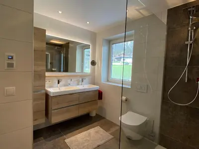 Ein Badezimmer in der Unterkunft Ferienhaus Alex