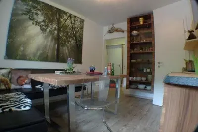 Ein Sitzbereich in der Unterkunft Apartment Edith Top 49