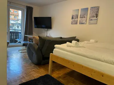 Ein Bett oder Betten in einem Zimmer der Unterkunft Appartement Comfy