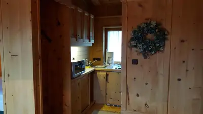 Küche/Küchenzeile in der Unterkunft Appartement Seebacher