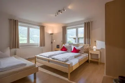 Ein Bett oder Betten in einem Zimmer der Unterkunft Apart Anna