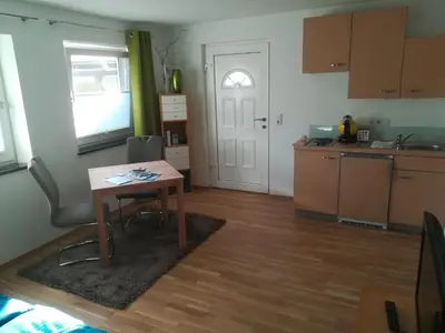 Küche/Küchenzeile in der Unterkunft Apartment-Studio Kirisits