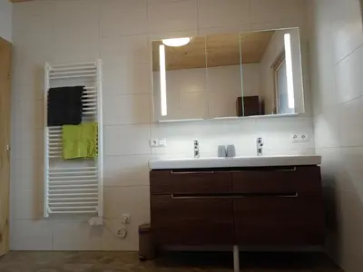 Ein Badezimmer in der Unterkunft Nesterhof
