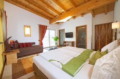 Ein Bett oder Betten in einem Zimmer der Unterkunft Greenhome Appartement