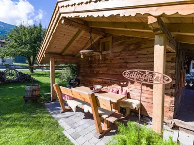 Ein Garten an der Unterkunft Martlerhof