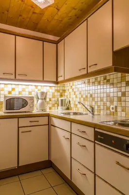 Küche/Küchenzeile in der Unterkunft Appartement Seibl