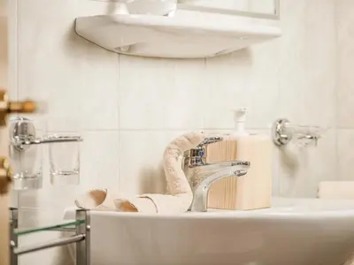 Ein Badezimmer in der Unterkunft Hanserhof
