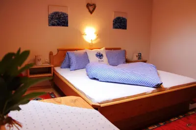 Ein Bett oder Betten in einem Zimmer der Unterkunft Heachhof