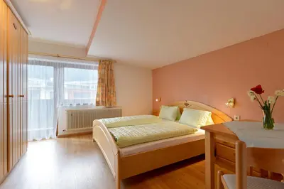 Ein Bett oder Betten in einem Zimmer der Unterkunft Gästehaus Sillaber-Gertraud Nuck