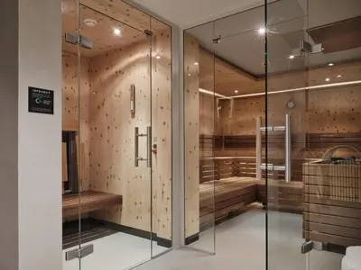 Ein Badezimmer in der Unterkunft Hotel Garni Pinzgau, Fabian Hüttl