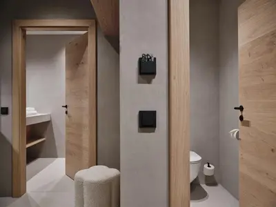 Ein Badezimmer in der Unterkunft Hotel Garni Pinzgau, Fabian Hüttl