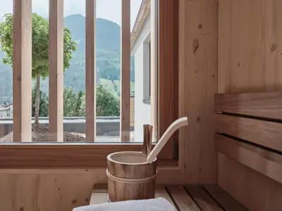 Ein allgemeiner Bergblick oder ein Berglick von des Bed & Breakfasts aus