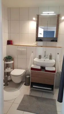 Ein Badezimmer in der Unterkunft Appartement Unterbergblick