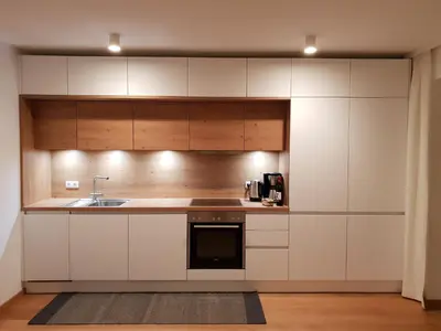 Küche/Küchenzeile in der Unterkunft Haus Hager Inge