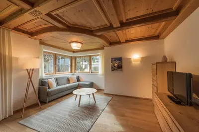 Ein Sitzbereich in der Unterkunft Haus Hager Inge